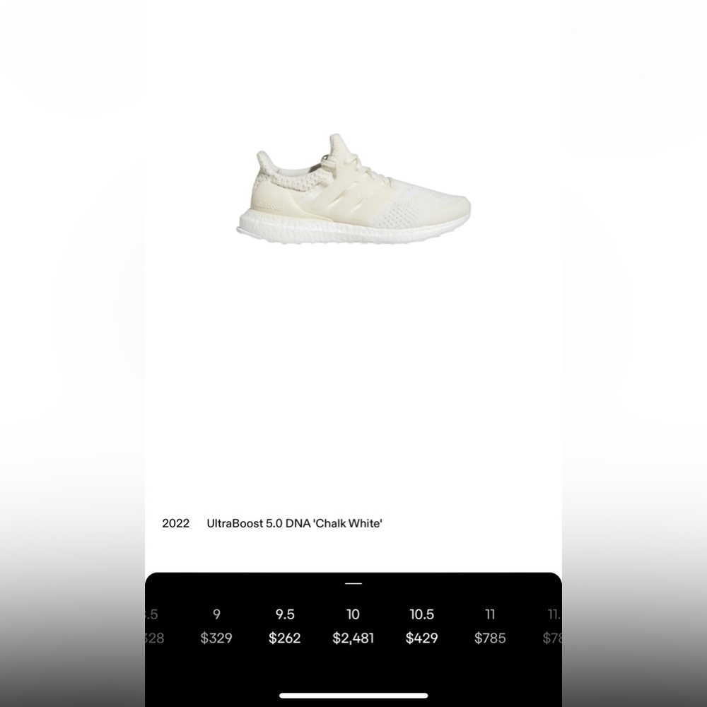 Ultra boost 5.0 Chalk White